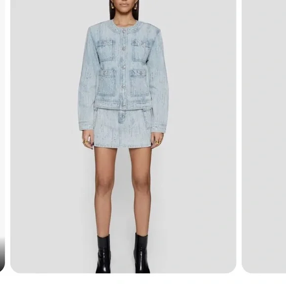 Rebecca Minkoff - NWT denim jacket + skirt (XS/24) - Picture 4 of 4